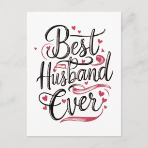 Best Husband Ever Postcard