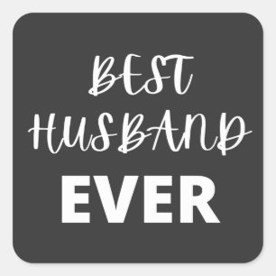 Best Husband Ever Square Sticker