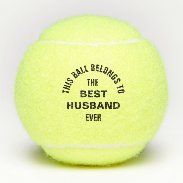 Best Husband Ever Tennis Balls (Front)