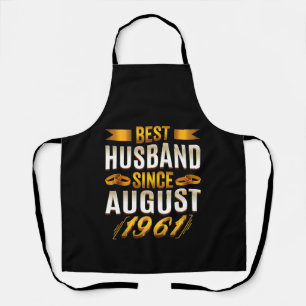 Best Husband Funny 59th Anniversary Parents Apron