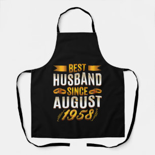 Best Husband FunnyAnniversary Mum Dad Apron