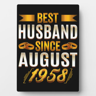 Best Husband FunnyAnniversary Mum Dad Plaque