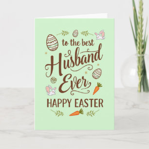 Best Husband Happy Easter Card