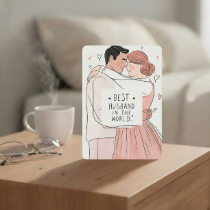 "Best Husband in the World" Greeting Card 