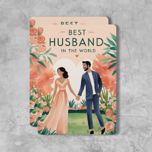 "Best Husband in the World" Greeting Card