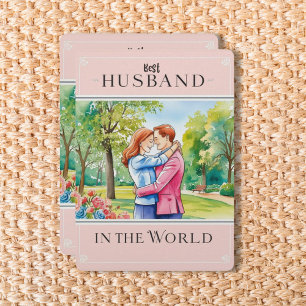 "Best Husband in the World" Greeting Card