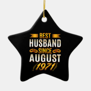 Best Husband Meaningfull Anniversary Parents Ceramic Tree Decoration