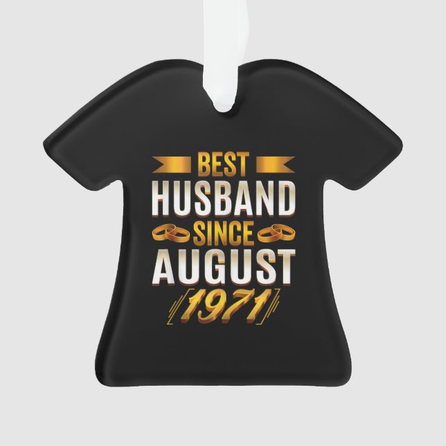 Best Husband Meaningfull Anniversary Parents Ornament (Front)