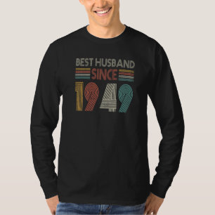 Best Husband Since 1949 73th wedding anniversary T-Shirt