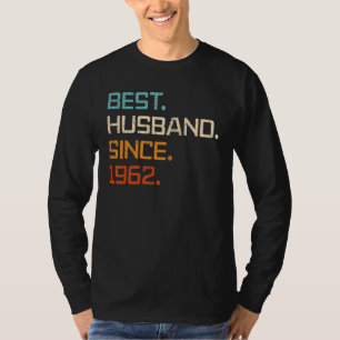 Best Husband Since 1962 61st Wedding Anniversary F T-Shirt