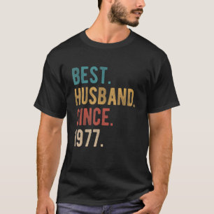 Best Husband Since 1977  45th Wedding Aniversary F T-Shirt