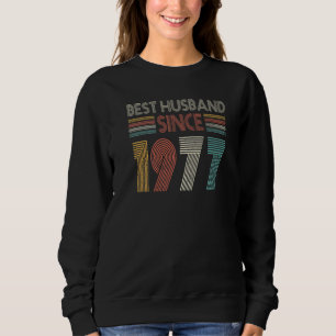 Best Husband Since 1977 45th wedding anniversary Sweatshirt