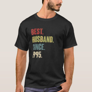 Best Husband Since 1995 27th Wedding Aniversary  R T-Shirt