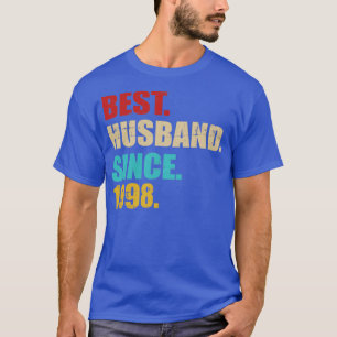 Best husband since 1998 for 25th silver wedding an T-Shirt