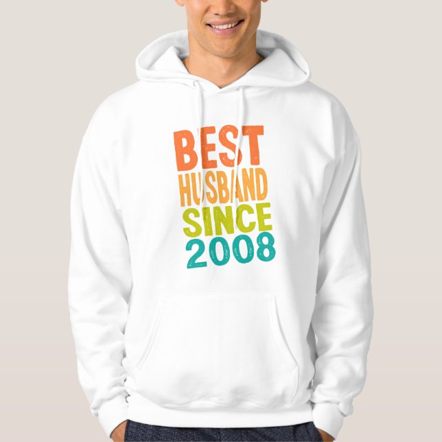 Best Husband Since 2008 Hoodie (Front)