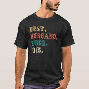 Best Husband Since 2015 7th Wedding Anniversary 7 T-Shirt