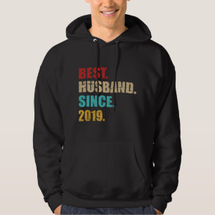 Best husband since 2019 3rd wedding anniversary hoodie