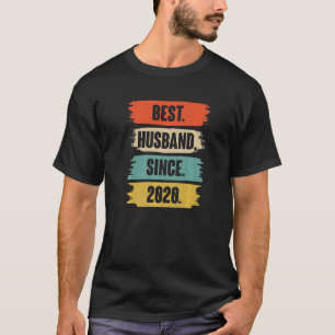 Best Husband Since 2020 Vintage 2nd Wedding Aniver T-Shirt