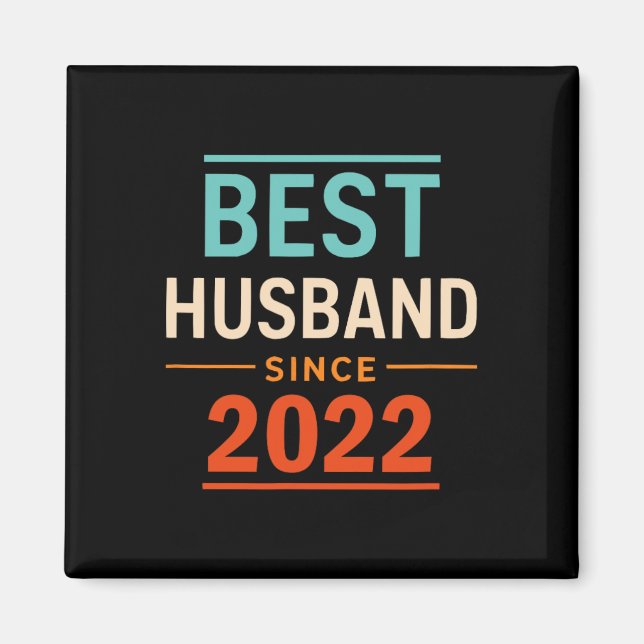 Best Husband Since 2022 2th Wedding Anniversary 2  Magnet (Front)