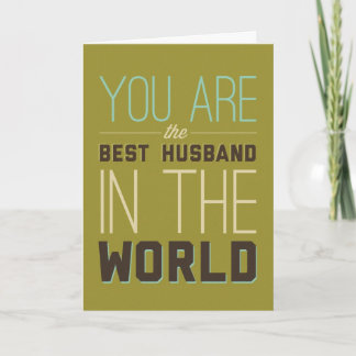 Best Husband [Wife] Card