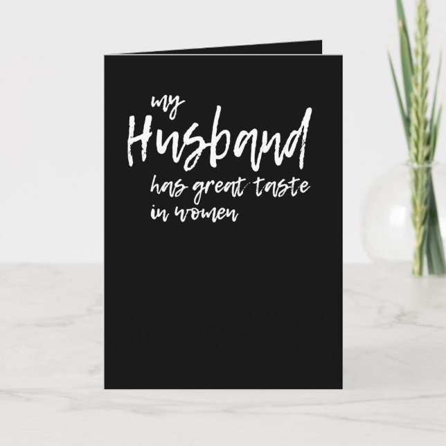 Best Husband Wonderful A1 Word Cloud Card (Front)