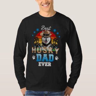 Best Husky Dad Ever Best Dad Dog Men T-Shirt