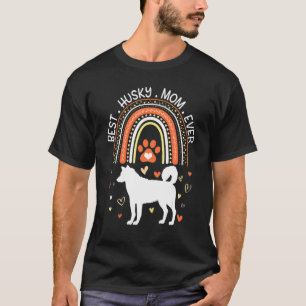 Best Husky Dog Mum Ever Happy Mother Day Mummy Son T-Shirt
