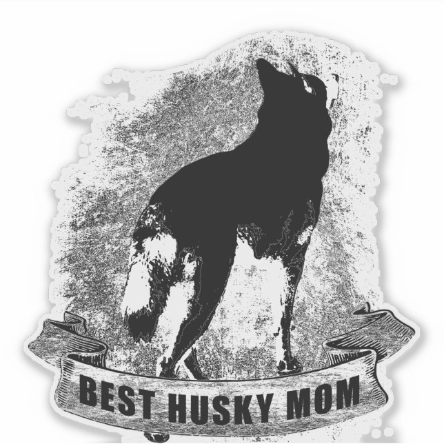 BEST HUSKY MOM Banner (Front)