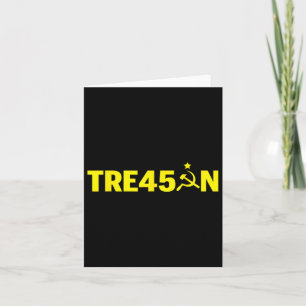 Best Impeach Trump Treason Russian Gop Party  Card