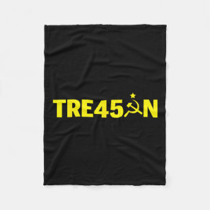 Best Impeach Trump Treason Russian Gop Party  Fleece Blanket