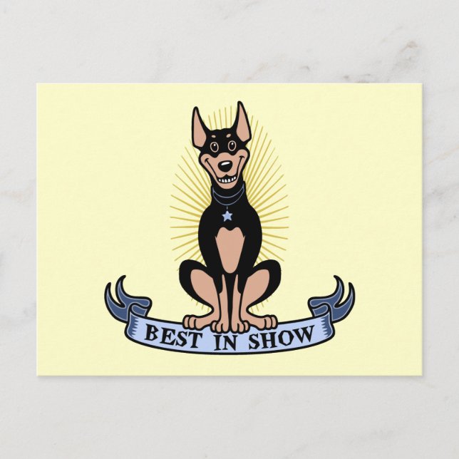 Best in Show -Dobe Postcard (Front)