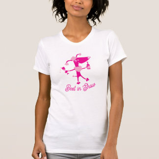 Best in Show Drinking Poodle Dog T-Shirt