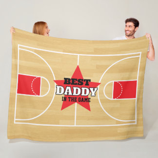 Best in the Game Basketball Personalised Gift Fleece Blanket