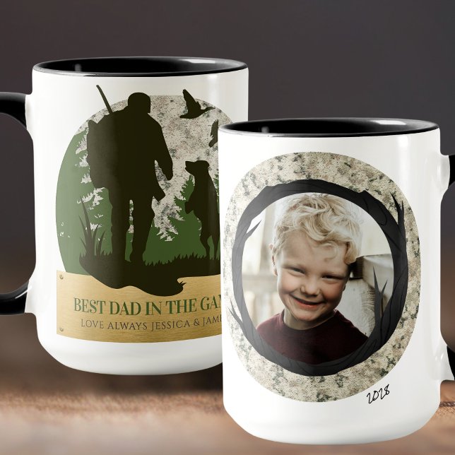 Best in the Game Personalised Gift Mug (Best in The Game Trendy Camo Hunting Personalized Photo Mug. Available in a variety of colors!)