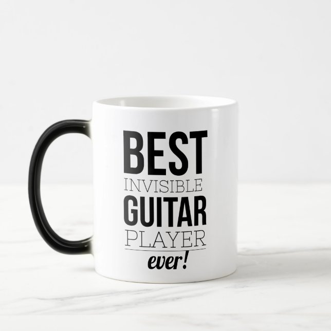 Best Invisible Guitar Player Magic Mug (Left)