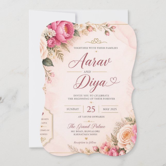 Best Invitation – Where Love Stories Begin (Front)