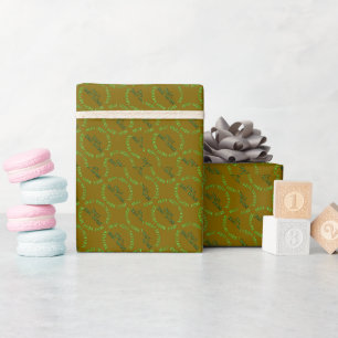 Best Irish Mother brown glossy wrapping paper