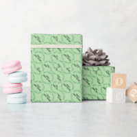Best Irish Mother green glossy wrapping paper
