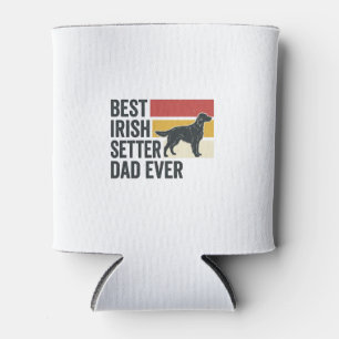 Best Irish Setter Dad Ever Vintage Dog Lover Desig Can Cooler