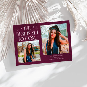 Best Is Yet To Come Cranberry Grad Photo Announcement