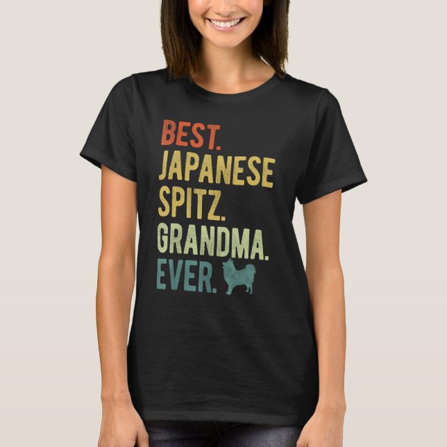 Best Japanese Spitz Grandma Ever Dog  Mother s Day T-Shirt (Front)