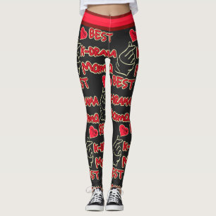 Best K-drama Mama, Korean Drama Fan gift saranghae Leggings