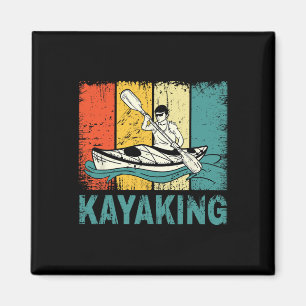 Best Kayaking Art For Men Women Kayaking Fishing K Magnet
