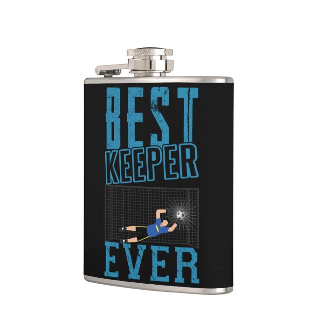 Best Keeper Ever Hip Flask (Left)