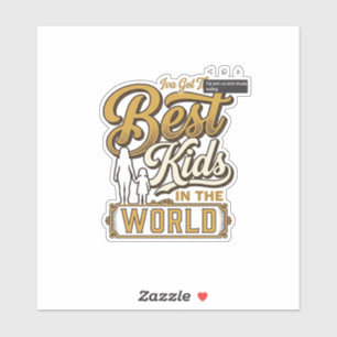 Best Kids in the World Vintage Family Typography D
