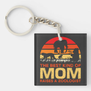Best Kind of Mum Raises a Zoologist, Zoologist Mum Key Ring