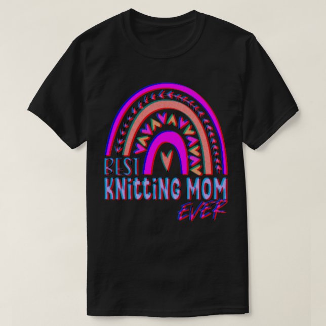 best knitting mom ever 240 T-Shirt (Design Front)