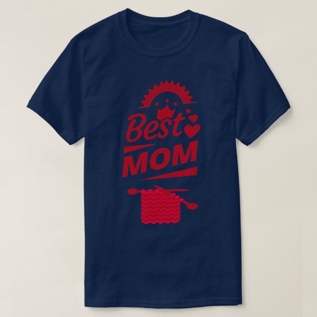 Best Knitting Mum Ever88  T-Shirt (Design Front)