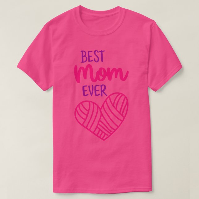 Best Knitting Mum Ever 104  T-Shirt (Design Front)