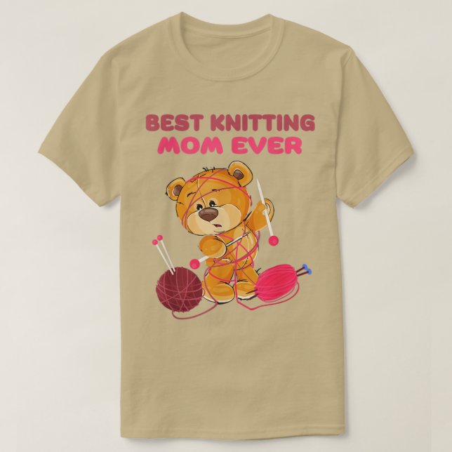 Best Knitting Mum Ever 265  T-Shirt (Design Front)